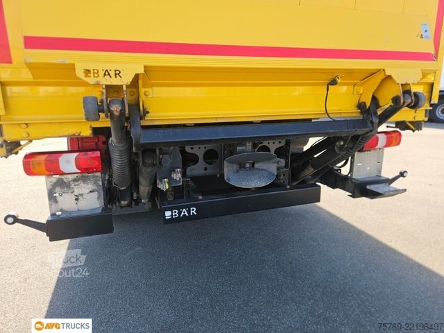 Plattewagen met zeil MERCEDES-BENZ 2546 L ACTROS Schiebeplane Schiebeverdeck LBW