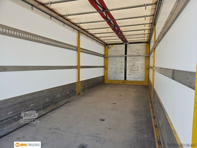 Plattewagen met zeil MERCEDES-BENZ 2546 L ACTROS Schiebeplane Schiebeverdeck LBW
