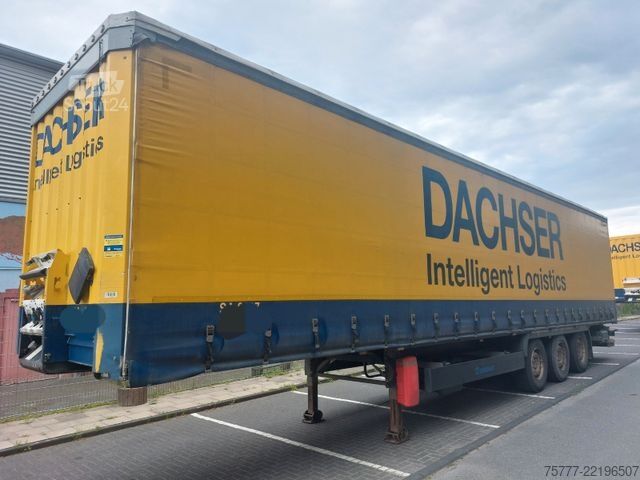 Відкритий напівпричіп з тентом KRONE SD Profiliner-Ladebordwand-Edscha