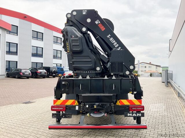 Autolaadkraan MAN TGX 26.510 6x2-4 LL CH TGX 26.510 6x2-4 LL, Kran Hiab X-HiPro 548 E-8, Lenk-/Liftachse, TwistLock 20Fuß, Funk, Retarder