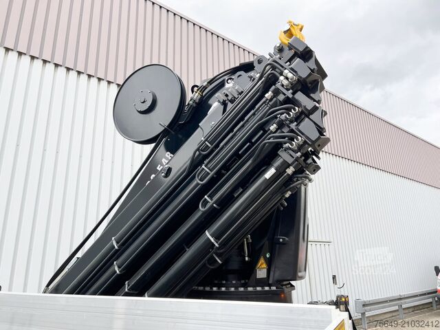 Autolaadkraan MAN TGX 26.510 6x2-4 LL CH TGX 26.510 6x2-4 LL, Kran Hiab X-HiPro 548 E-8, Lenk-/Liftachse, TwistLock 20Fuß, Funk, Retarder