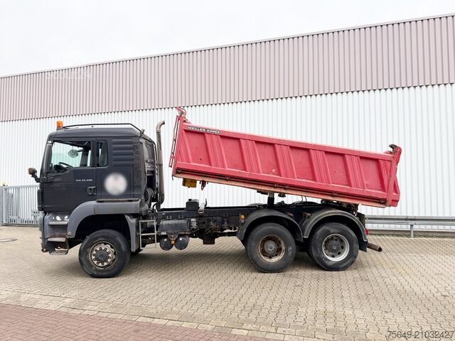 Driezijdige kipper MAN TGA 26.400 6x6 BB TGA 26.400 6x6 BB, Winterdienstausstattung