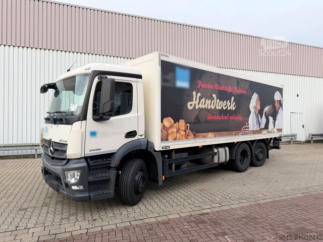 Camión caja Mercedes-Benz Antos 2535 L 6x2 Antos 2535 L 6x2, Lenk-/Liftachse, LBW BÄR