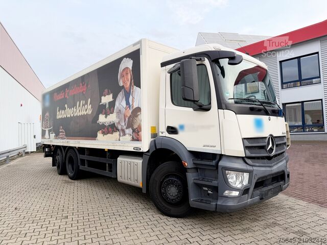 Camión caja Mercedes-Benz Antos 2535 L 6x2 Antos 2535 L 6x2, Lenk-/Liftachse, LBW BÄR