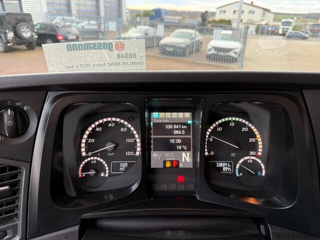 Camión caja Mercedes-Benz Antos 2535 L 6x2 Antos 2535 L 6x2, Lenk-/Liftachse, LBW BÄR