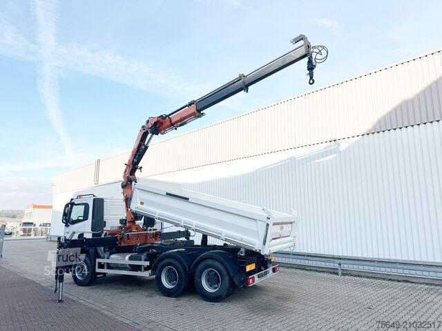Grue à tour Iveco-Magirus X-Way AD300X46Z 6x4 X-Way AD300X46Z 6x4 mit Kran Atlas AK 206.4E-A2, Funk