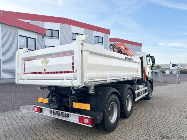 Grue à tour Iveco-Magirus X-Way AD300X46Z 6x4 X-Way AD300X46Z 6x4 mit Kran Atlas AK 206.4E-A2, Funk