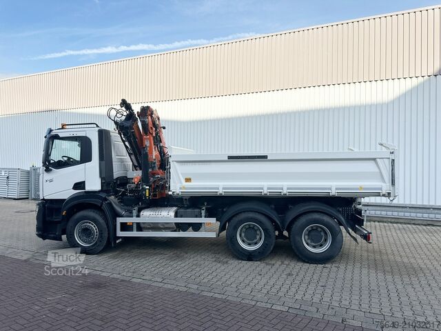Grue à tour Iveco-Magirus X-Way AD300X46Z 6x4 X-Way AD300X46Z 6x4 mit Kran Atlas AK 206.4E-A2, Funk