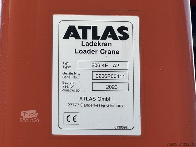 Grue à tour Iveco-Magirus X-Way AD300X46Z 6x4 X-Way AD300X46Z 6x4 mit Kran Atlas AK 206.4E-A2, Funk