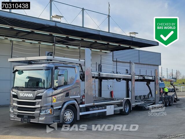 фургон-автовоз Scania P450 P 4X2 Rimo PL2S-1 car transporter Retarder...