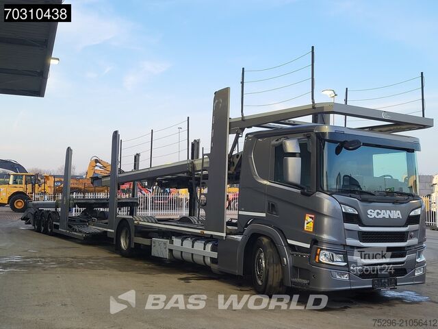 фургон-автовоз Scania P450 P 4X2 Rimo PL2S-1 car transporter Retarder...