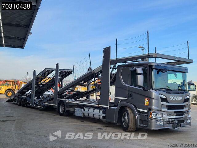 фургон-автовоз Scania P450 P 4X2 Rimo PL2S-1 car transporter Retarder...