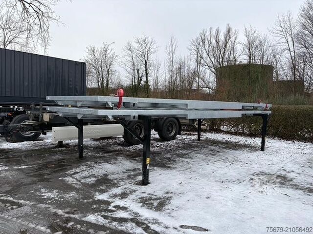 Змінний кузов із платформою та тентом Bowmann Wechselrahmen, BDF-System, 7.450 mm lang.