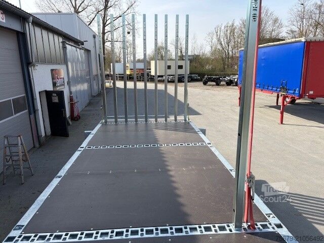 Змінний кузов із платформою та тентом Bowmann Wechselrahmen, BDF-System, 7.450 mm lang.