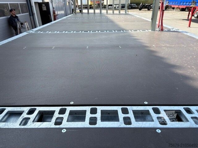 Змінний кузов із платформою та тентом Bowmann Wechselrahmen, BDF-System, 7.450 mm lang.