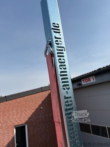 Змінний кузов із платформою та тентом Bowmann Wechselrahmen, BDF-System, 7.450 mm lang.