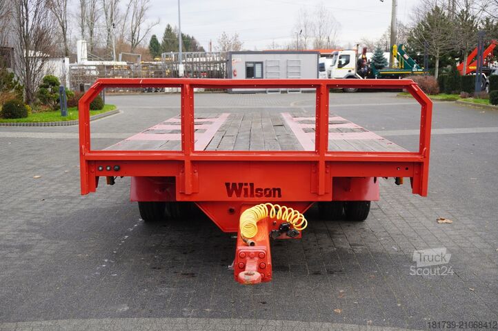 Platforminis priekaba Wilson CTAA3 Flatbed trailer