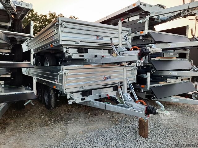 Dreiseitenkipper Anhänger Saris SKS HDS Stahlkipper Aufsatz 60cm