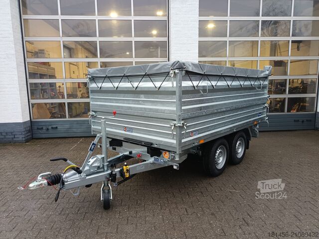 Dreiseitenkipper Anhänger Saris SKS HDS Stahlkipper Aufsatz 60cm