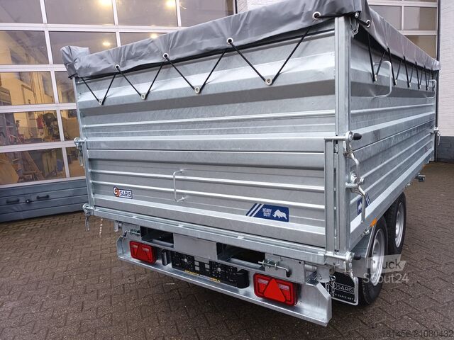 Dreiseitenkipper Anhänger Saris SKS HDS Stahlkipper Aufsatz 60cm