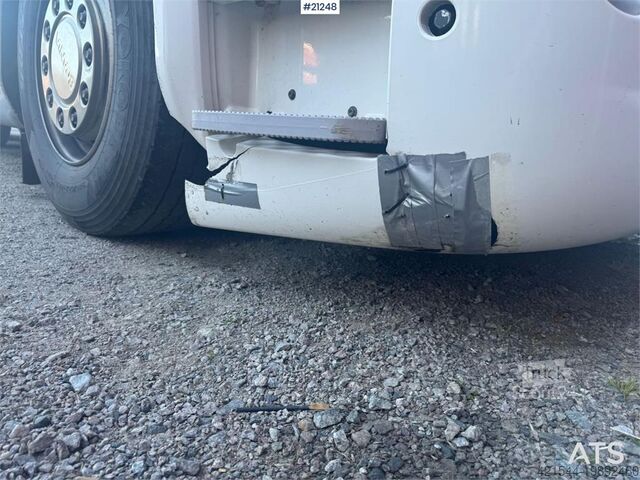 čemodāns Scania R580 6x2 Wood chip truck w/ 2-way tipper. Delivere