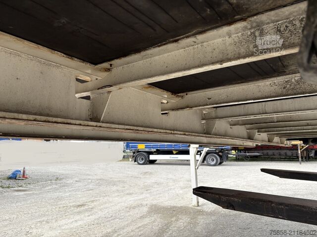 Intercambiabile con pianaleWechselbrücke con piattaforma Krone BDF 7,45m Baustoff Bordwand + Türen