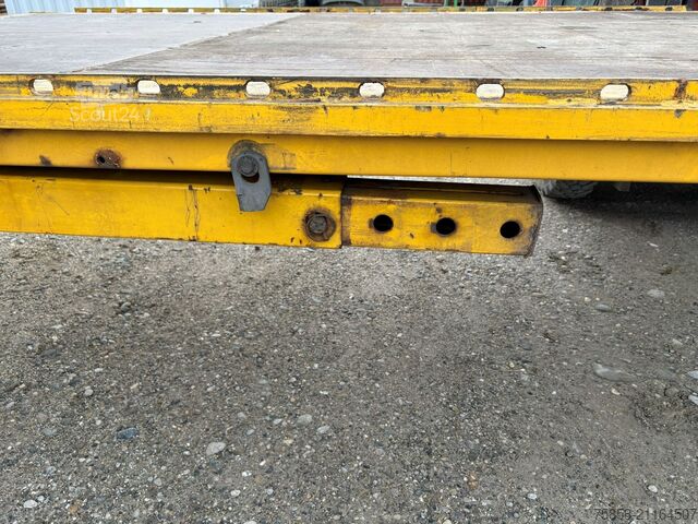 Corpo di scambio aperto Krone BDF 7,45m Lochleiste Teleskopstützen