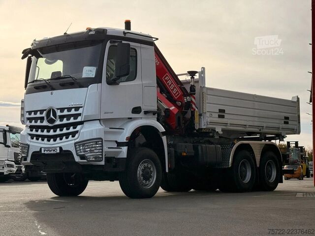  Mercedes-Benz Arocs 3348 AK 6x6 Krankipper mit Fassi F195A2.24