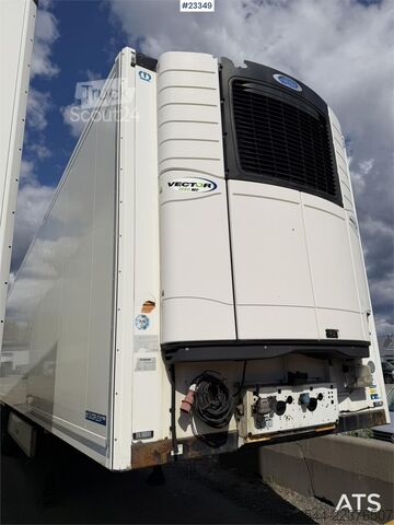  Krone cool liner 3-axle semi box trailer with 2 temperat