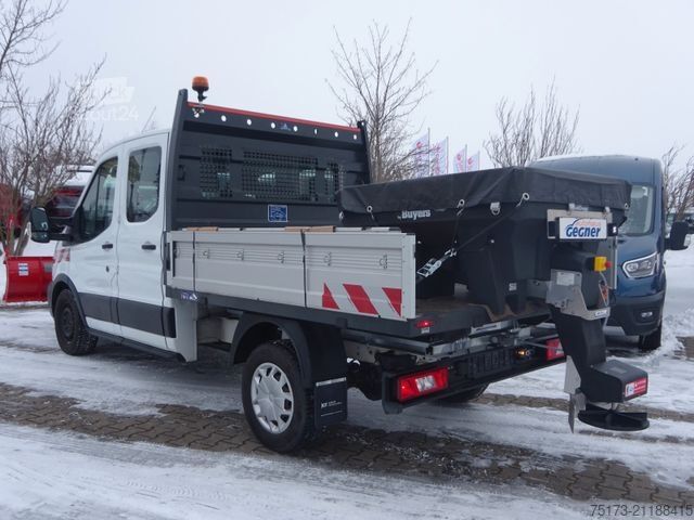 Tipvogn varebil FORD Transit DoKa 350L2 4x4 Winterdienst Streuer Schi