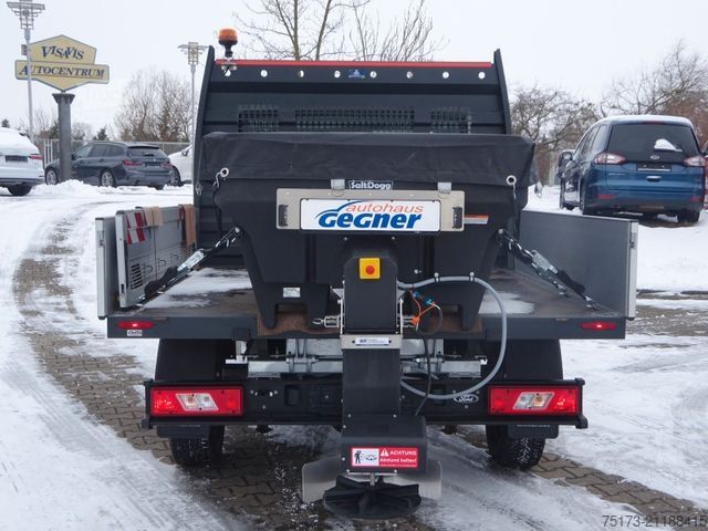 Tipvogn varebil FORD Transit DoKa 350L2 4x4 Winterdienst Streuer Schi