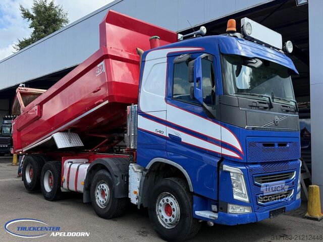 Kipper Volvo FH 540 8x4 Tandemlift, Retarder, Naafreductie, VDS