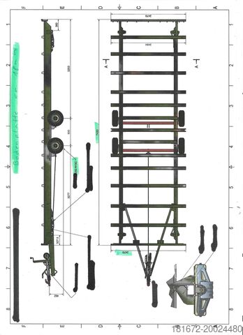 Ρυμουλκούμενο αυτοκίνητο CL Trailer Tiny House Fahrgestell 3500 Kg 7400x2470
