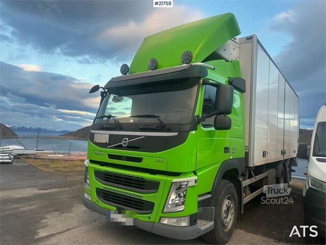  Volvo FM450 box truck 6x2 w/ full side opening, 2 zone u