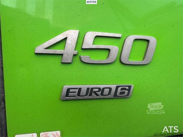  Volvo FM450 box truck 6x2 w/ full side opening, 2 zone u