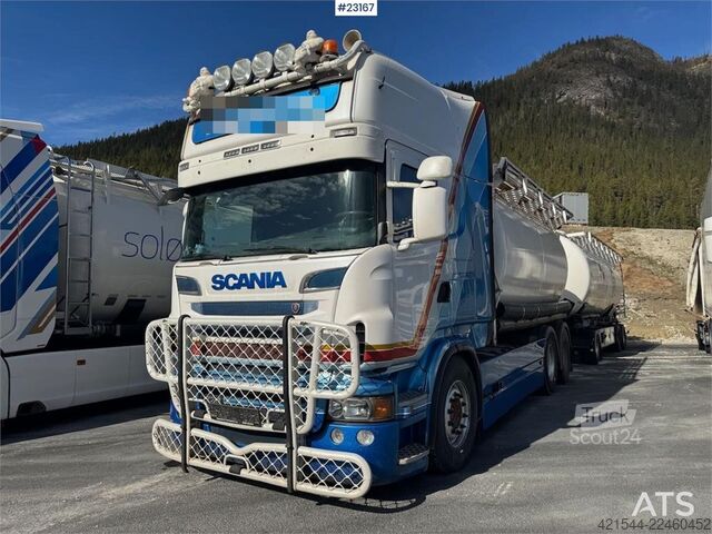  Scania R730 6x2 Tank Truck with Tank Trailer – Rear Tippi