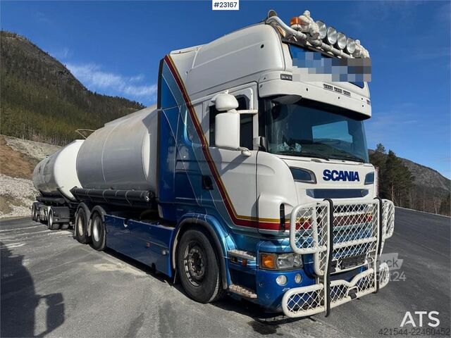  Scania R730 6x2 Tank Truck with Tank Trailer – Rear Tippi