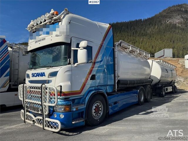  Scania R730 6x2 Tank Truck with Tank Trailer – Rear Tippi