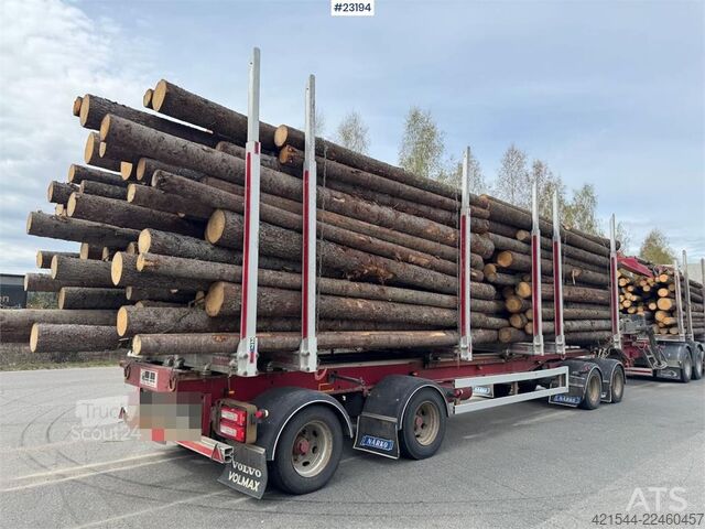  Närko 4-axle Timber Trailer
