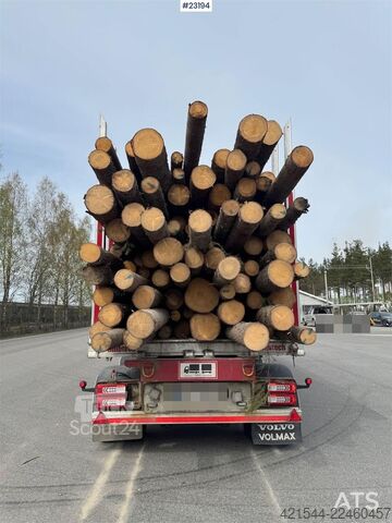  Närko 4-axle Timber Trailer