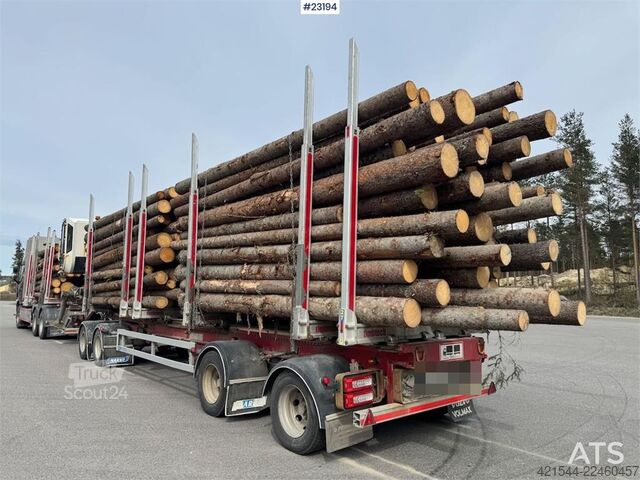  Närko 4-axle Timber Trailer