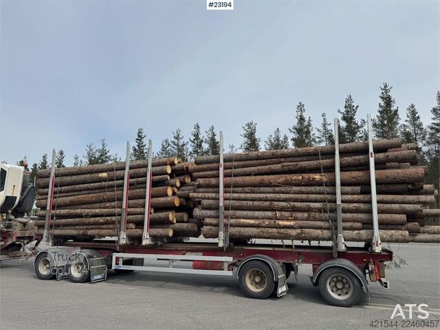  Närko 4-axle Timber Trailer