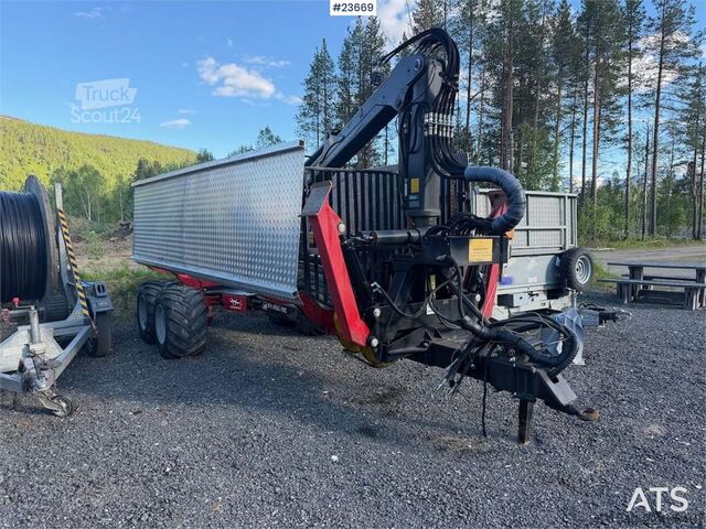  Igland 480 swingtrac timber trailer w/ Igland 56-85ss cra