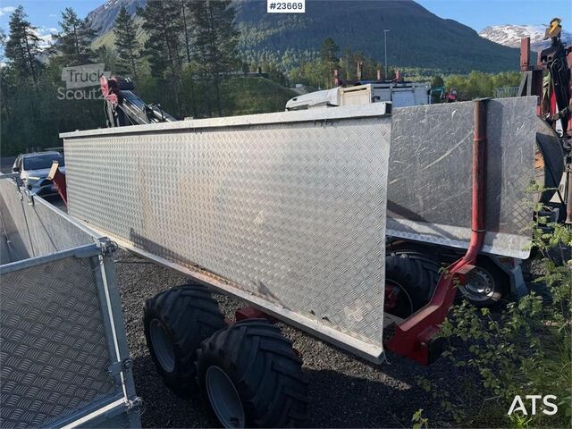  Igland 480 swingtrac timber trailer w/ Igland 56-85ss cra