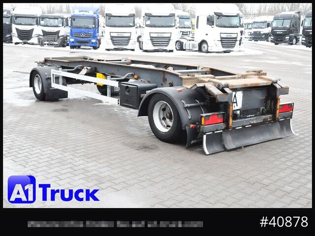 Remolque roll off HUEFFERMANN Luft, Schlitten, SAF