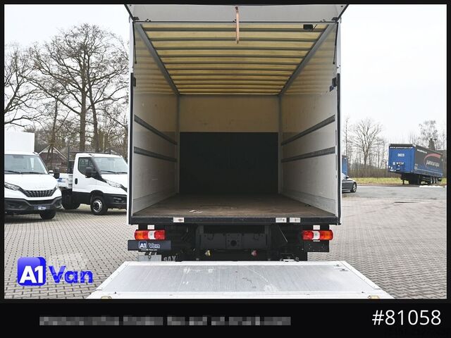 Furgoneta caja MERCEDES-BENZ Atego 818 Koffer, LBW, Klima, Luftfederung, Automatik