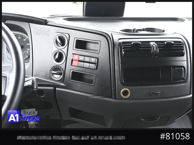 Furgoneta caja MERCEDES-BENZ Atego 818 Koffer, LBW, Klima, Luftfederung, Automatik