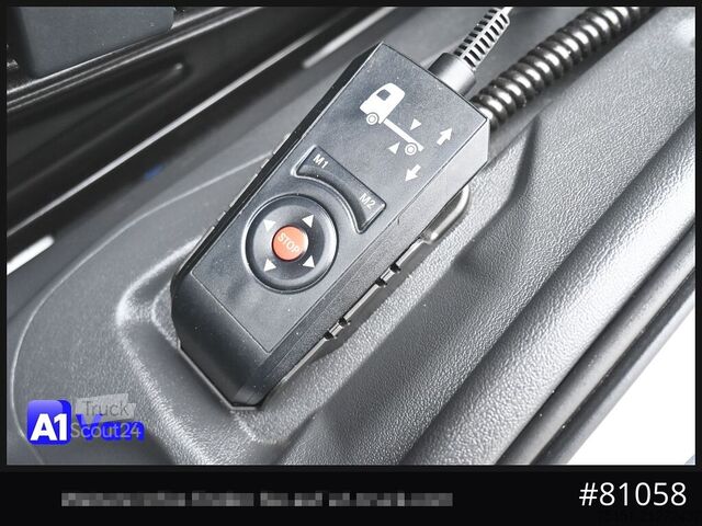 Furgoneta caja MERCEDES-BENZ Atego 818 Koffer, LBW, Klima, Luftfederung, Automatik