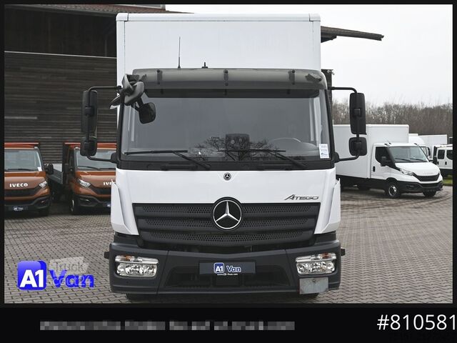 Furgoneta caja MERCEDES-BENZ Atego 818 Koffer, LBW, Klima, Luftfederung, Automatik