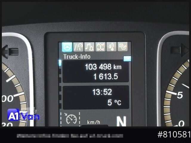 Furgoneta caja MERCEDES-BENZ Atego 818 Koffer, LBW, Klima, Luftfederung, Automatik